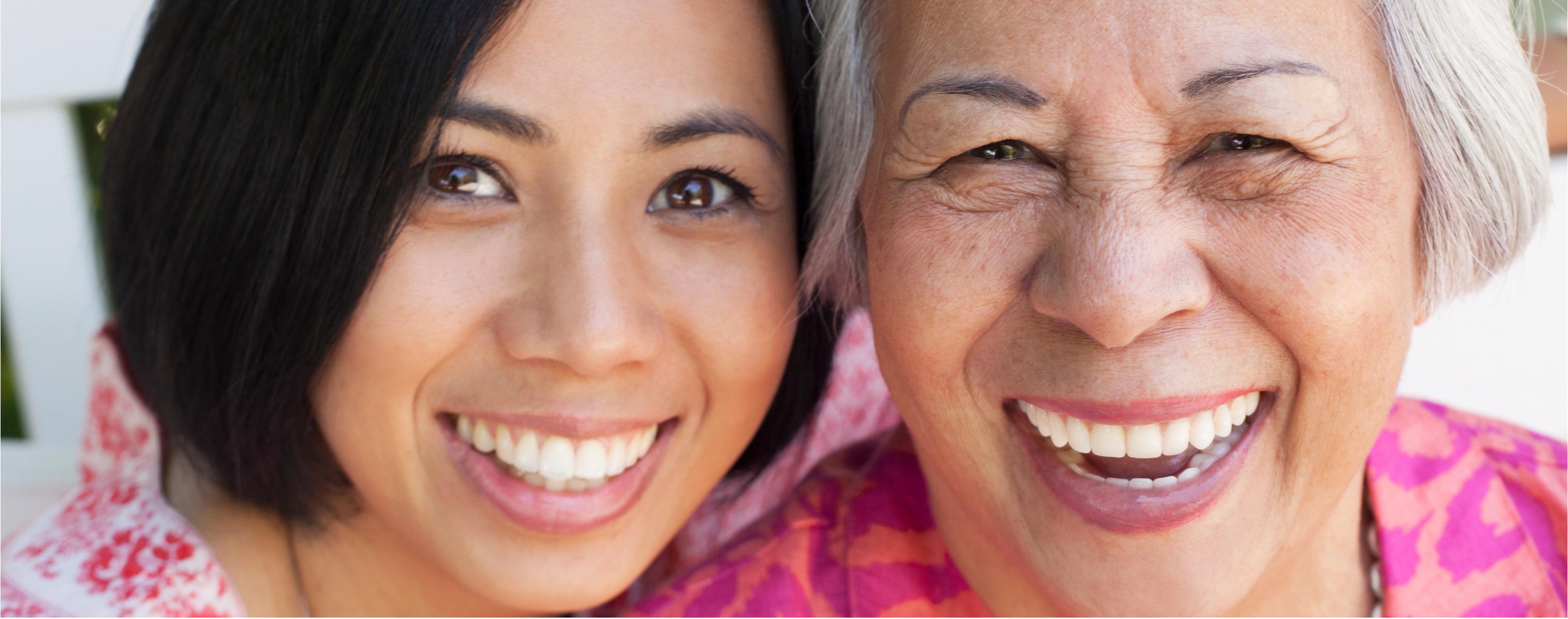 Asian mother Daughter